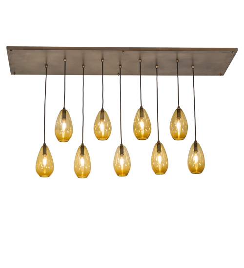 54"L Raquel 9 LT Cascading Pendant | 186617