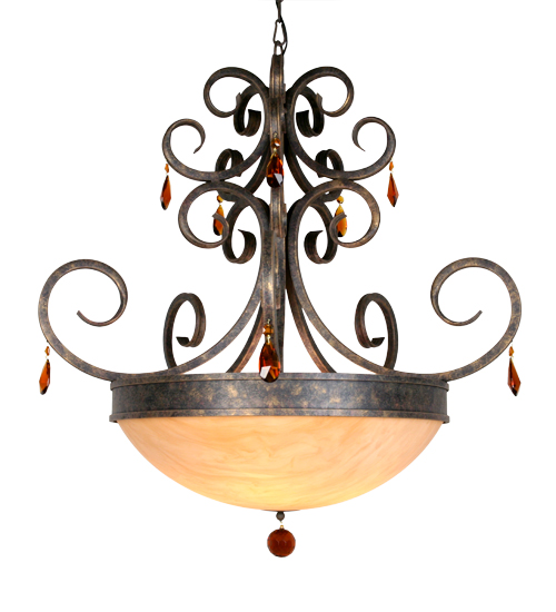 36" Wide Serratina Chandelier | 200730