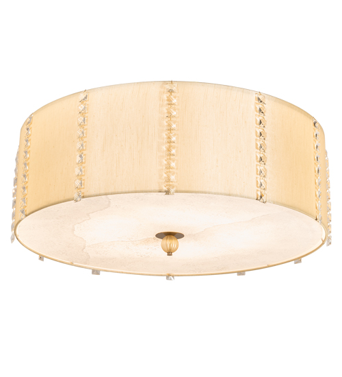 32" Wide Cilindro Lujoso Semi-Flushmount | 201766