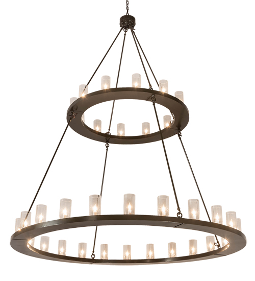 72" Wide Loxley 36 Light Two Tier Chandelier | 202215