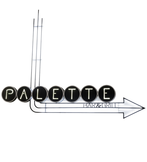 85" Wide Paletta Sign | 214316