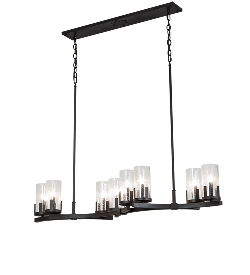 52" Long Cero 8 Light Oblong Chandelier | 215599