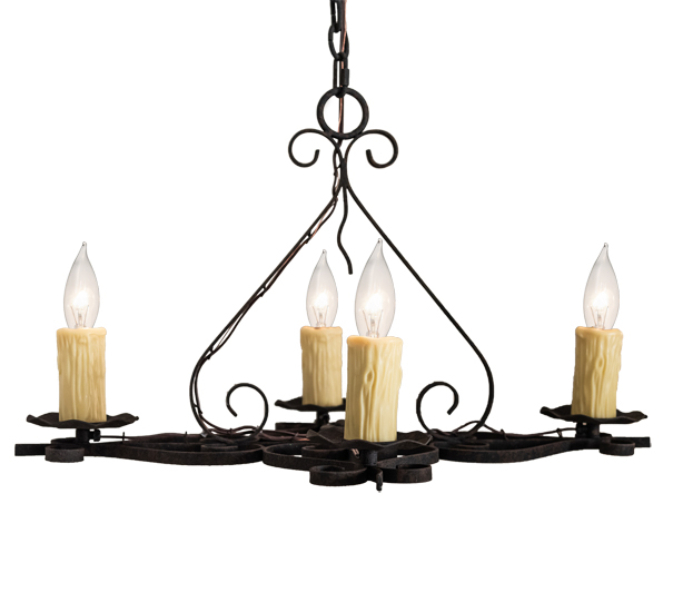 28" Long Elianna 4 Light Oblong Chandelier | 231446