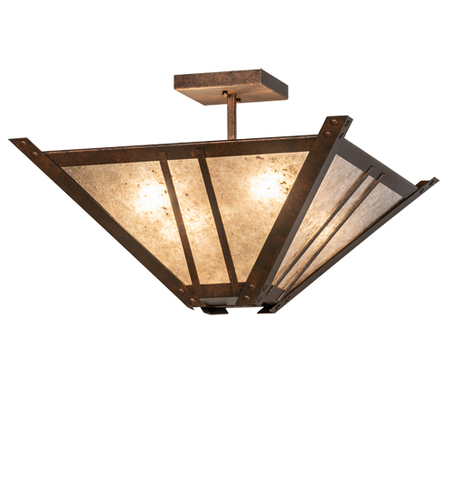 22" Square Arta Semi-Flushmount | 232536