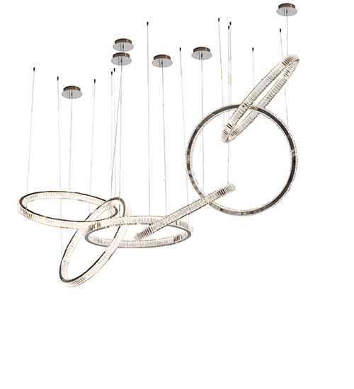 108" Wide Beckam 6 Ring Cascading Chandelier | 241591