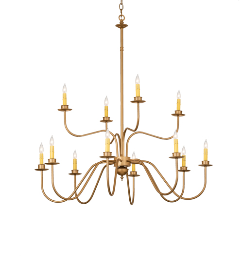 42" Wide Ean 12 Light Two Tier Chandelier | 244516