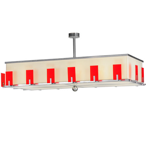 72" Long Quadrato Escalade Fabric Oblong Pendant | 246488