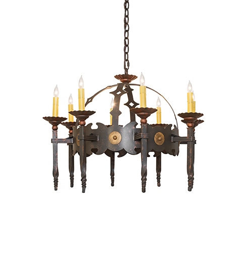 28" Wide Antibes 8 Light Chandelier | 250741