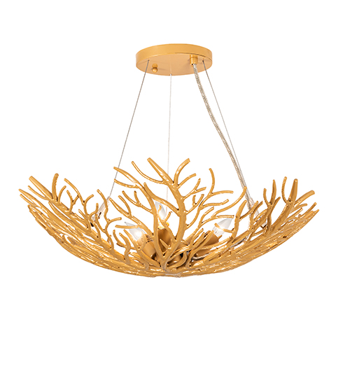 20" Wide Twigs Semi-Flushmount | 252062