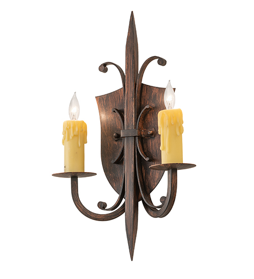 11" Wide Shield 3 Light Wall Sconce | 255154