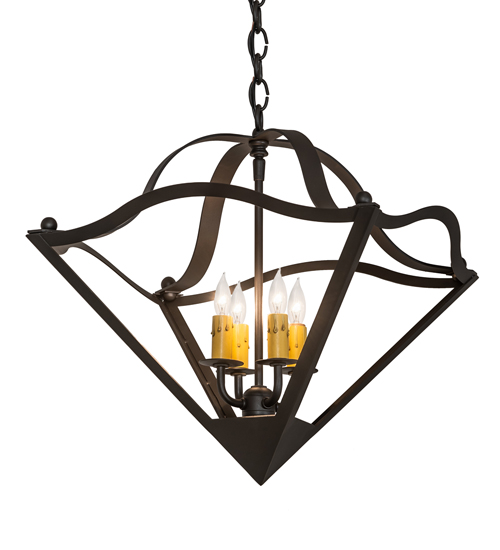 16" Square Zale Inverted Pendant | 256645