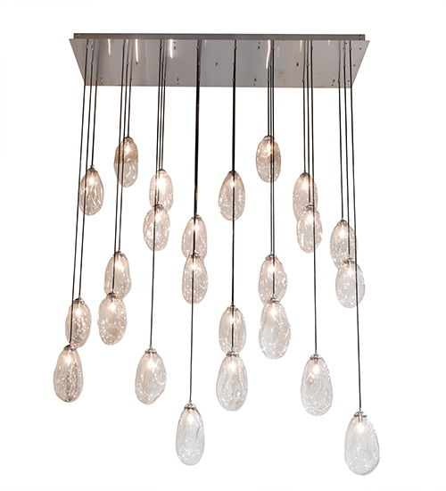 72" Long Celine 24 Light Oblong Cascading Pendant | 263357