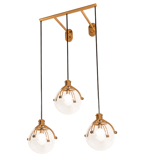 46" Wide Bola Bretelle 3 Light Wall Sconce | 267543