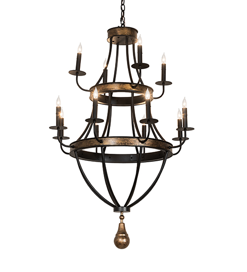 30" Wide Georgetown 12 Light Chandelier | 273088