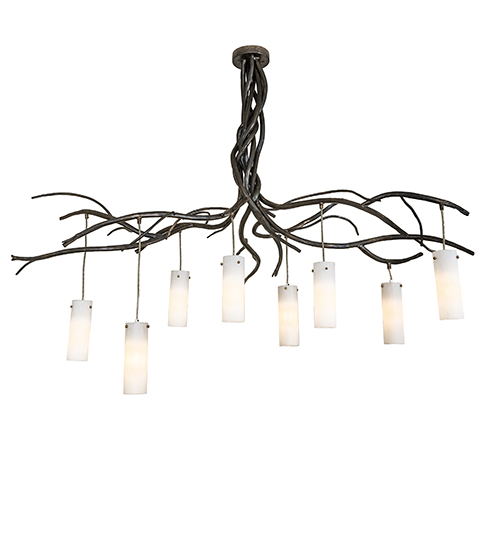 70" Long Winter Solstice Cilindro 8 Light Chandelier | 279296