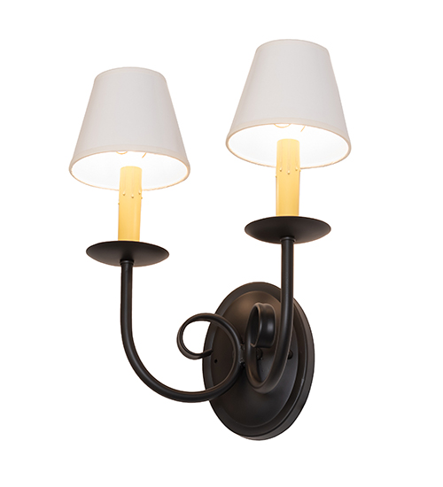 13" Wide Squire 2 Light Wall Sconce | 280674