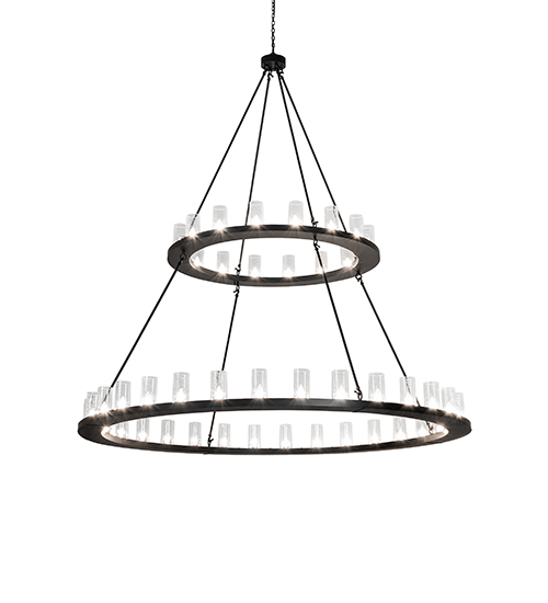 84" Wide Loxley 48 Light Two Tier Chandelier | 282920