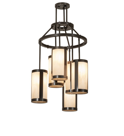 24" Wide Cartier 6 Light Cascading Chandelier | 283785