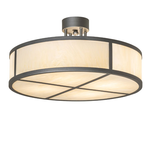 24" Wide Cilindro Semi-Flush Mount | 285603