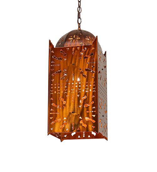 10" Square Moroccan Mini Pendant | 49971