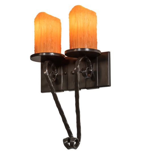 12" Wide Carpathian 2 Light Wall Sconce | 99467