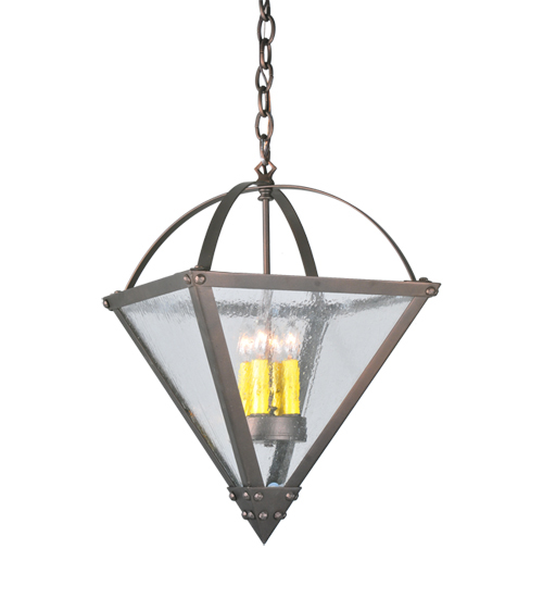 14" Square Pyramid Inverted Pendant | 107102
