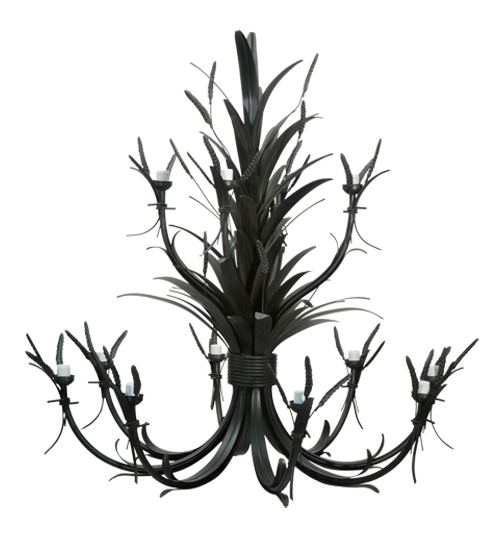 52" Wide Flowering Wheat 12 LT Chandelier Hardware | 107852