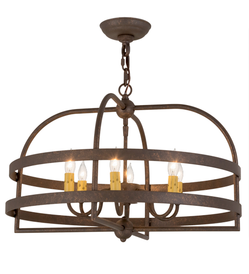 22"W Aldari 6 LT Chandelier | 115278