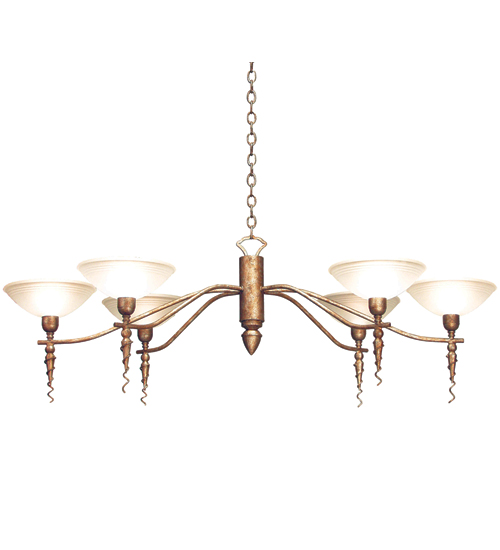 60" Long Blanca 6 Light Chandelier | 115730