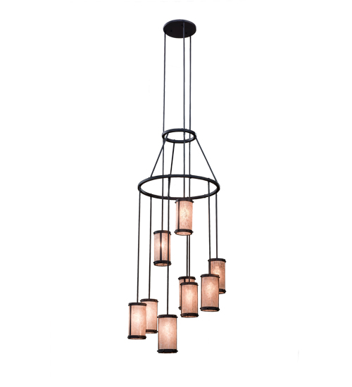 35" Wide Cartier 9 LT Cascading Chandelier | 115771