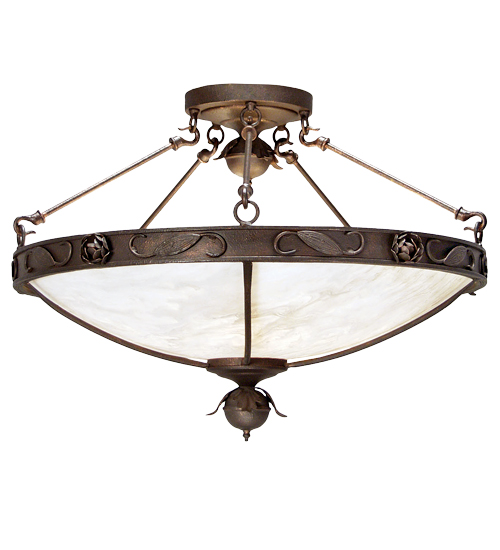 30" Wide Arabesque Semi-Flushmount | 116149