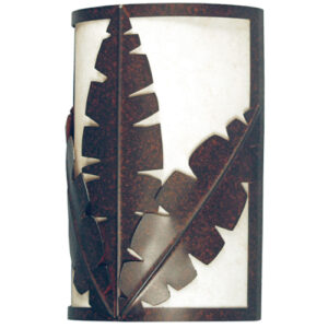 8" Wide Tiki Wall Sconce | 116200