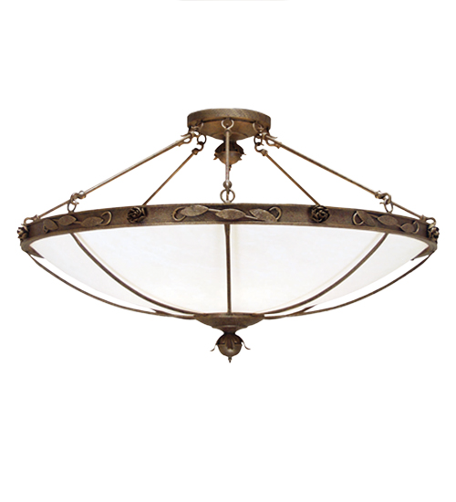 48" Wide Arabesque Semi-Flushmount | 116246
