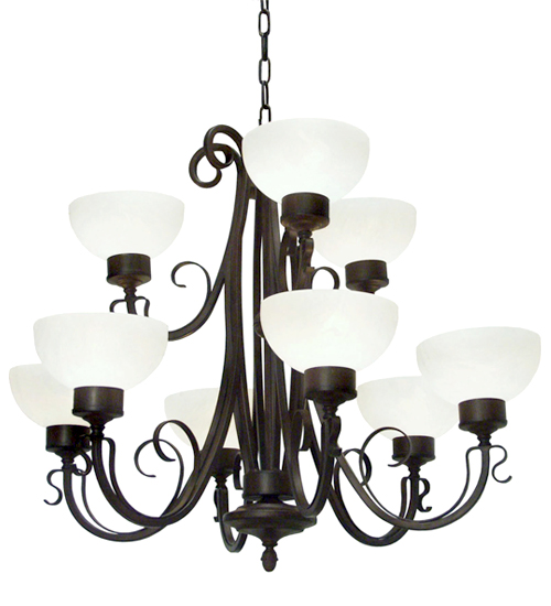 36" Wide Mirasol 9 Light Chandelier | 116424