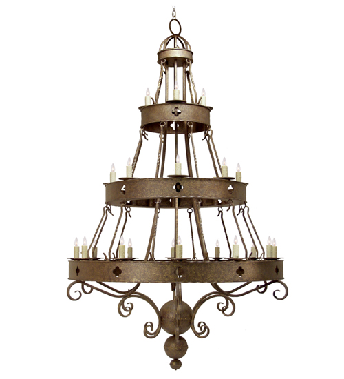 78" Wide Avila 24 Light Three Tier Chandelier | 116981