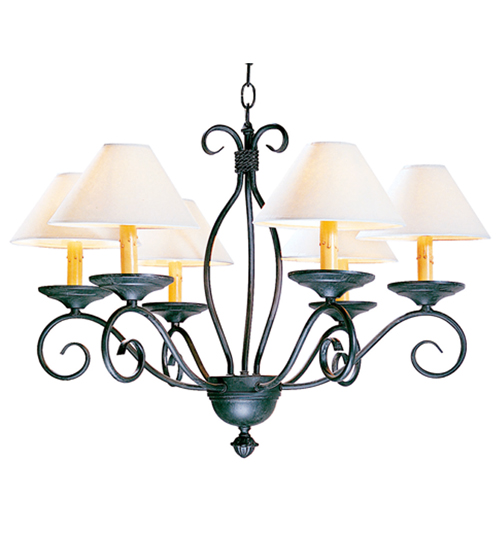 26" Wide Sienna 6 Light Chandelier | 117670