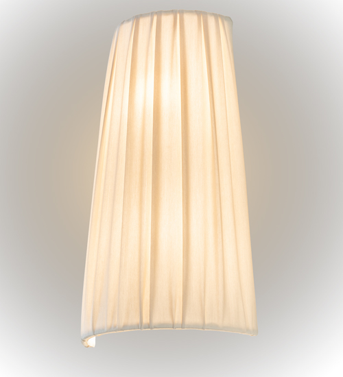 9" Wide Channell Tapered & Pleated Wall Sconce | 119129