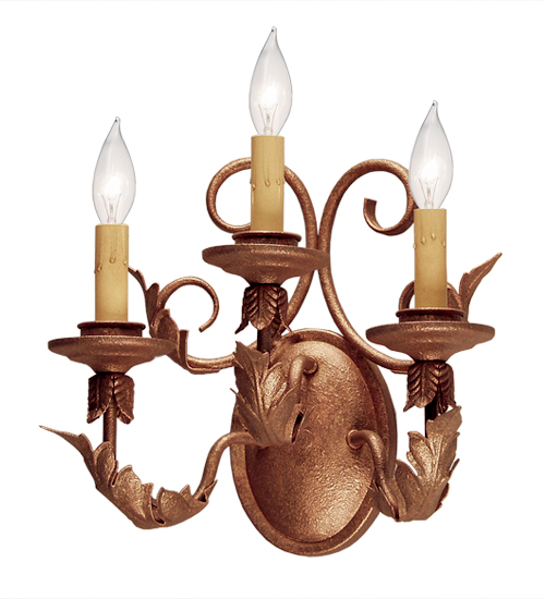 12" Wide Natalia 3 Light Wall Sconce | 120761