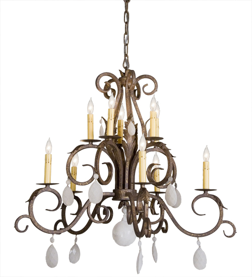 32" Wide Anassa 10 Light Chandelier | 120832