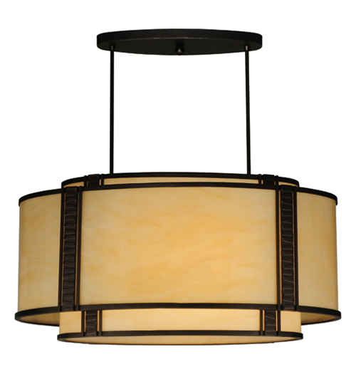 32" Long Palisade Oval Pendant | 123605