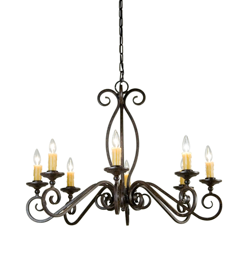 36" Wide Wallis 8 Light Chandelier | 134392