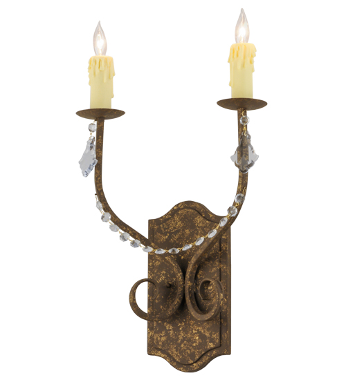 14" Wide Samuel 2 Light Wall Sconce | 144397