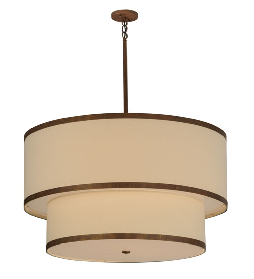 36"W Cilindro 2 Tier Textrene Pendant | 145324