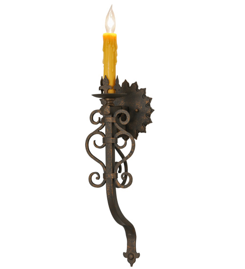 6.5" Wide Sunburst Wall Sconce | 147595