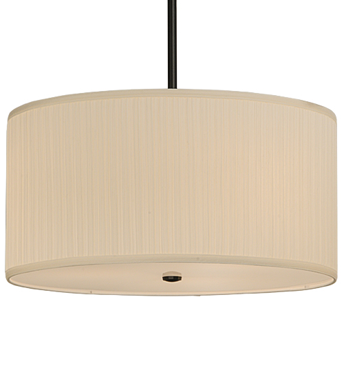 24"W Cilindro Mushroom Pleated Textrene Pendant | 147915