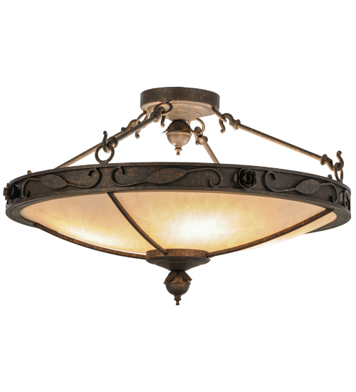 28"W Arabesque Semi-Flushmount | 149758