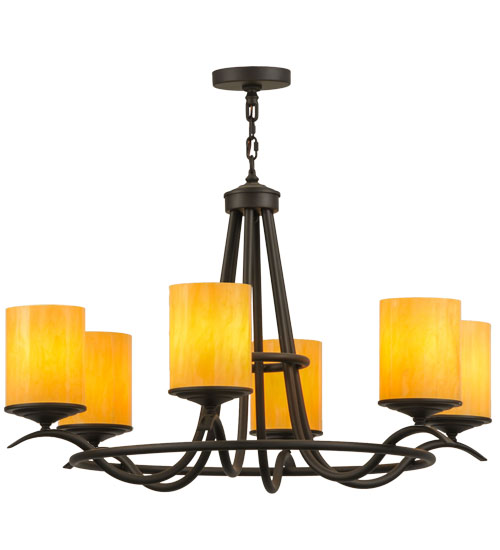 39"W Octavia 6 LT Chandelier | 150215