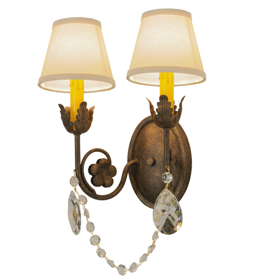 12"W Antonia 2 LT Wall Sconce | 150959