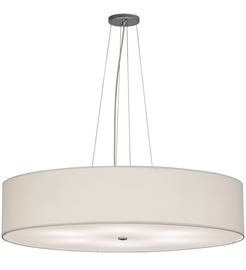 36" Wide Cilindro White Textrene Pendant | 151078