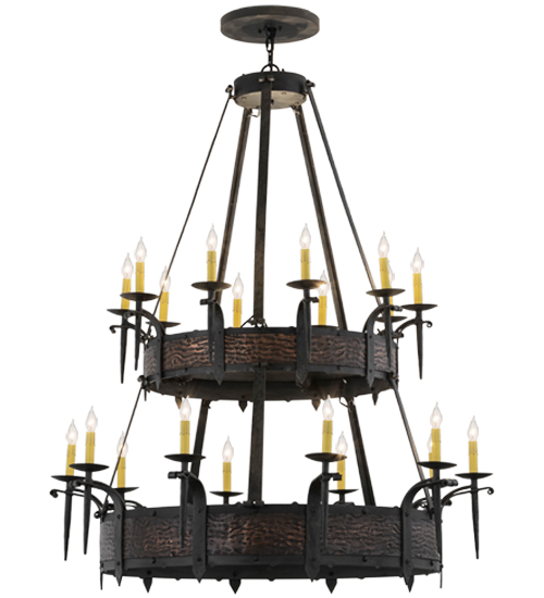 48" Wide Costello 20 Light Two Tier Chandelier | 154400